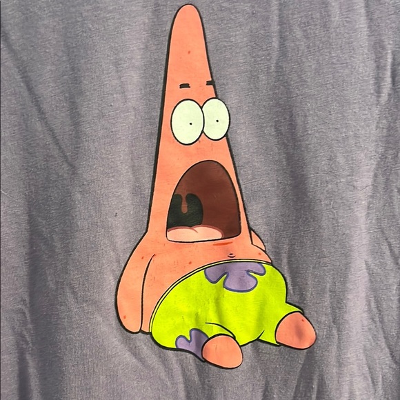 SpongeBob SquarePants Gray T-Shirt - Picture 3 of 4